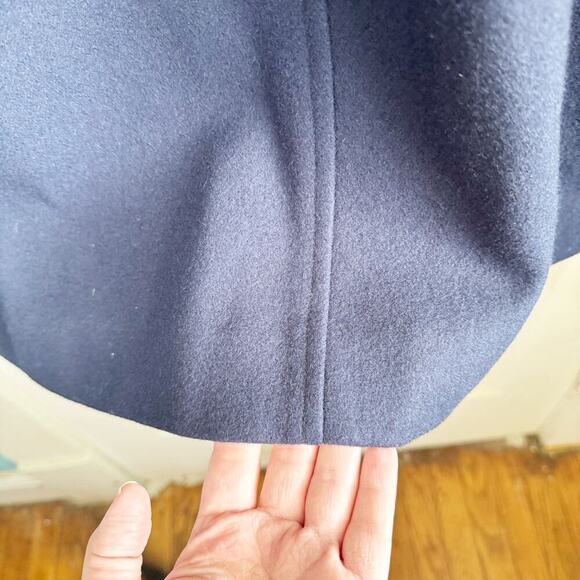 VTG STUDIO Michelle Stuart Wool Blend Sailor Style Peacoat Long Length Size 10 - Picture 13 of 16